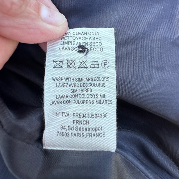 NEW FRNCH PARIS GISETTE/F12100 GILET NOIR MEDIUN WOMENS Black Quilted Vest - Picture 15 of 15